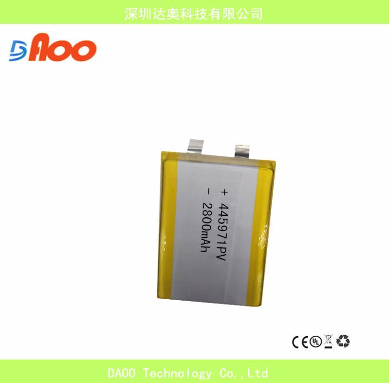 高品质 高质量3.7V 聚合物锂电池 可充电电池445971PV 2800mAh